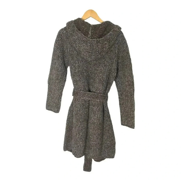 Fabianna Filippi Chunky Hooded Wool Cardigan - Picture 2 of 12